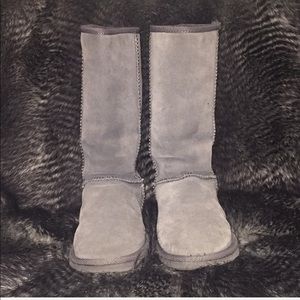 UKALA COLLECTION LUXURY GRAY BOOTS